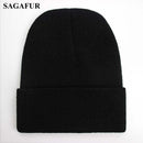 Solid Unisex Beanie Autumn Winter Wool Blends Soft Warm Knitted Skull Hats Gorro Ski 21 Colours Beanies - Starttech Online Market
