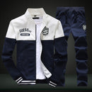 Sporting Suit Sweatshirt & Sweatpants Men's 2 Pieces Sets Slim Tracksuit - Starttech Online Market