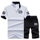 Sporting Suit Sweatshirt & Sweatpants Men's 2 Pieces Sets Slim Tracksuit - Starttech Online Market