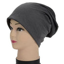 Spring Autumn Turban Cap Casual Unisex Hip-Hop Solid Color Knit Beanie Hats For Women Men - Starttech Online Market