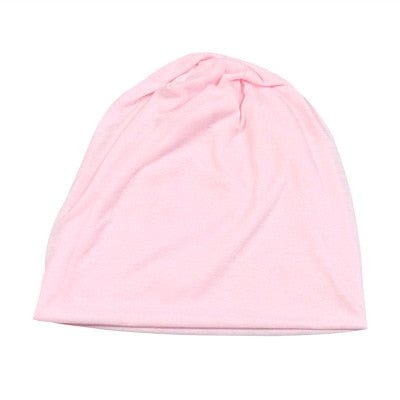 Spring Autumn Turban Cap Casual Unisex Hip-Hop Solid Color Knit Beanie Hats For Women Men - Starttech Online Market
