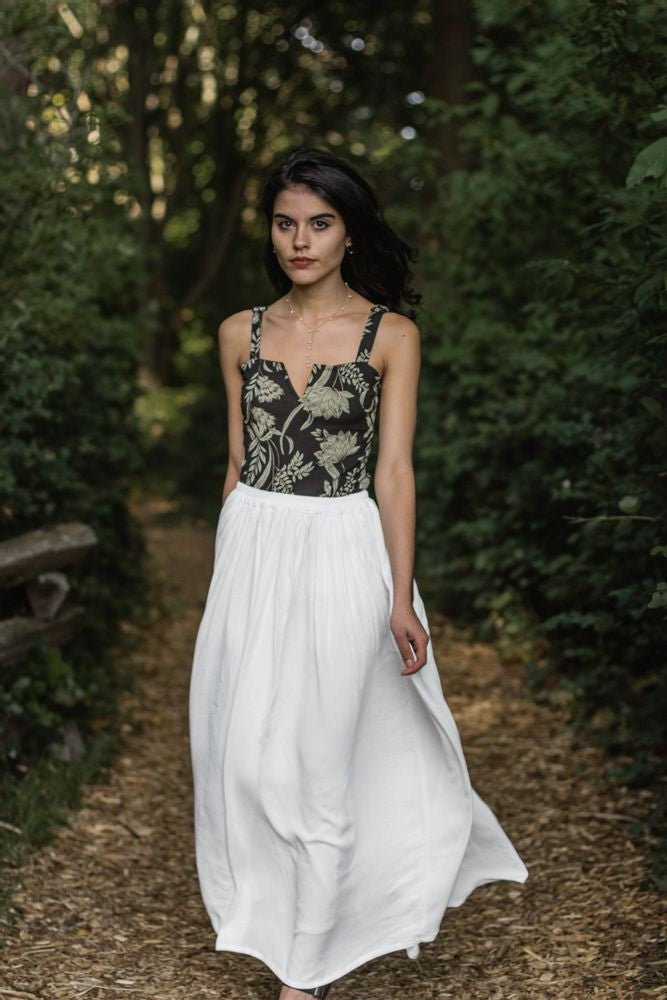 Stevie Maxi Skirt | Cream - Starttech Online Market