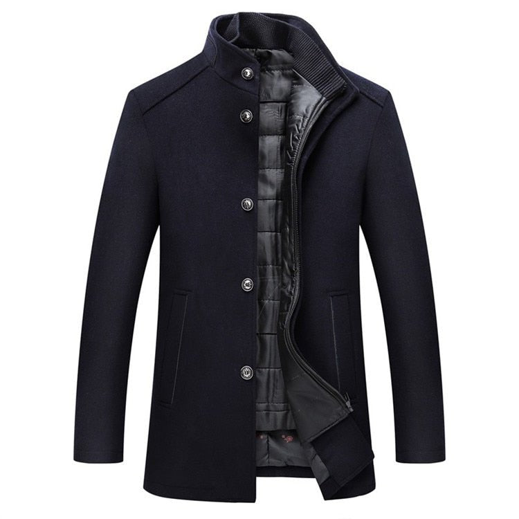 STG Men Brand Winter Warm Jacket Fashion Windproof Coat With Slim Adjustable Vest - Starttech Online Market