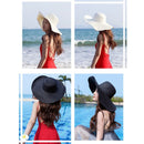 Summer Fashion Floppy Straw Hats Casual Vacation Travel Wide Brimmed Foldable Beach Hats For Women - Starttech Online Market