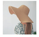 Summer Fashion Floppy Straw Hats Casual Vacation Travel Wide Brimmed Foldable Beach Hats For Women - Starttech Online Market