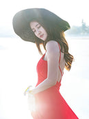 Summer Fashion Floppy Straw Hats Casual Vacation Travel Wide Brimmed Foldable Beach Hats For Women - Starttech Online Market