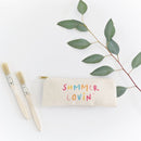 Summer Lovin' Cotton Canvas Pencil Case and Travel Pouch - Starttech Online Market