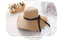 summer straw hat women big wide brim beach hat sun hat foldable sun block UV protection panama hat bone chapeu feminino - Starttech Online Market