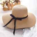 summer straw hat women big wide brim beach hat sun hat foldable sun block UV protection panama hat bone chapeu feminino - Starttech Online Market