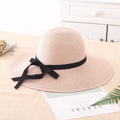 summer straw hat women big wide brim beach hat sun hat foldable sun block UV protection panama hat bone chapeu feminino - Starttech Online Market