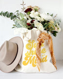 Sun Shine on My Mind Cotton Canvas Tote Bag - Starttech Online Market