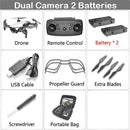 Teeggi M69G FPV Selfie Dron Foldable RC Drone with 1080P HD Camera WiFi Optical Flow Positioning Quadcopter VS VISUO XS809HW X12 - Starttech Online Market