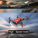 Teeggi M69G FPV Selfie Dron Foldable RC Drone with 1080P HD Camera WiFi Optical Flow Positioning Quadcopter VS VISUO XS809HW X12 - Starttech Online Market