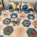 Three-Piece Set Of Single Bed Sheets In Student Dormitory - Starttech Online Market