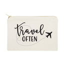 Travel Often Cotton Canvas Cosmetic Bag - Starttech Online Market