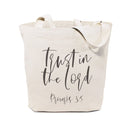 Trust in the Lord, Proverbs 3:5 Cotton Canvas Tote Bag - Starttech Online Market