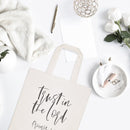 Trust in the Lord, Proverbs 3:5 Cotton Canvas Tote Bag - Starttech Online Market