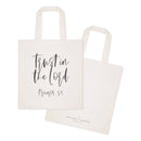 Trust in the Lord, Proverbs 3:5 Cotton Canvas Tote Bag - Starttech Online Market