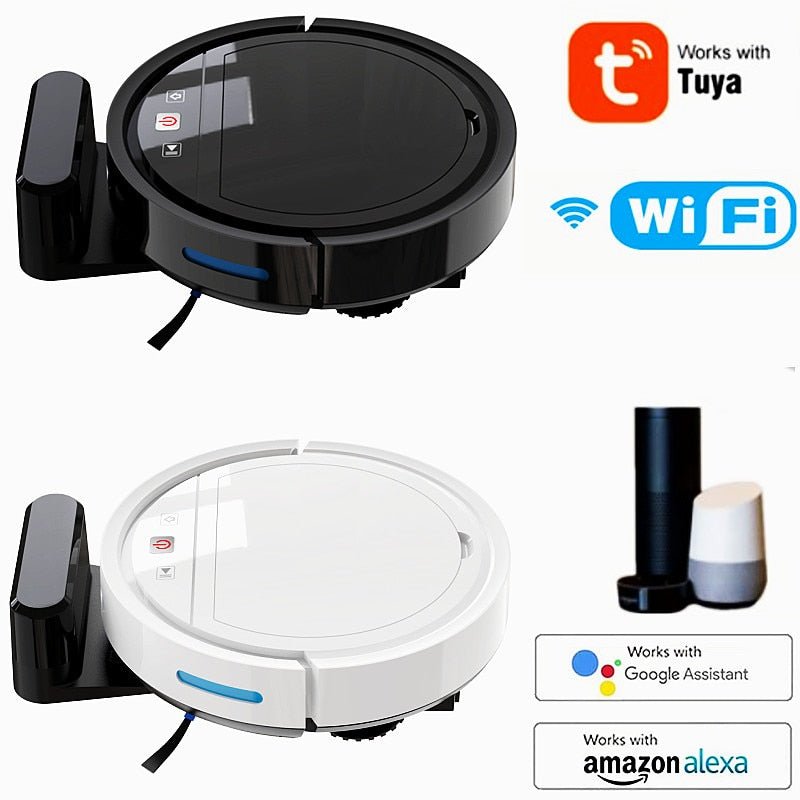 Tuya Smart Electronics Sweeping Robot, Smart Home Robot Automatic Vacuum Map Navigation Cleaner Voice Work With Alexa Google Home - Starttech Online Market