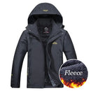 UNCO&BOROR Winter jacket men outwear waterproof windbreaker jacket male thick plus velvet warm Hooded men`s casual jacket coat - Starttech Online Market