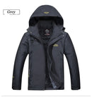UNCO&BOROR Winter jacket men outwear waterproof windbreaker jacket male thick plus velvet warm Hooded men`s casual jacket coat - Starttech Online Market