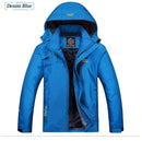 UNCO&BOROR Winter jacket men outwear waterproof windbreaker jacket male thick plus velvet warm Hooded men`s casual jacket coat - Starttech Online Market