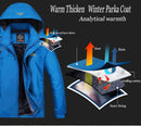 UNCO&BOROR Winter jacket men outwear waterproof windbreaker jacket male thick plus velvet warm Hooded men`s casual jacket coat - Starttech Online Market