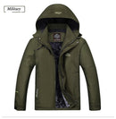 UNCO&BOROR Winter jacket men outwear waterproof windbreaker jacket male thick plus velvet warm Hooded men`s casual jacket coat - Starttech Online Market