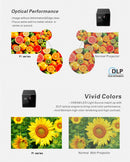 UNIC P1 series projector P1+H Or P1 Pocket Home Movie Projector Proyector Beamer Mini DLP projector mini projector P1 + H wifi - Starttech Online Market