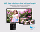 UNIC P1 series projector P1+H Or P1 Pocket Home Movie Projector Proyector Beamer Mini DLP projector mini projector P1 + H wifi - Starttech Online Market