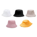 Unisex Spring Summer Sunshade Hat Candy Colour Flat Top Bucket Hats Head - Starttech Online Market