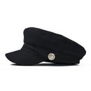 USPOP 2019 hot Autumn fashion women's wool hat British style warm retro newsboy caps military octagonal cap female visor caps - Starttech Online Market