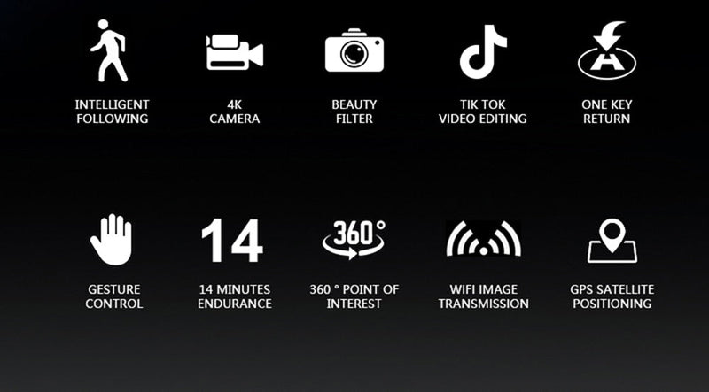 Visuo ZEN K1 GPS RC Drone with 4K HD Dual Camera Gesture Control 5G Wifi FPV Brushless Motor Flight 28mins - Starttech Online Market