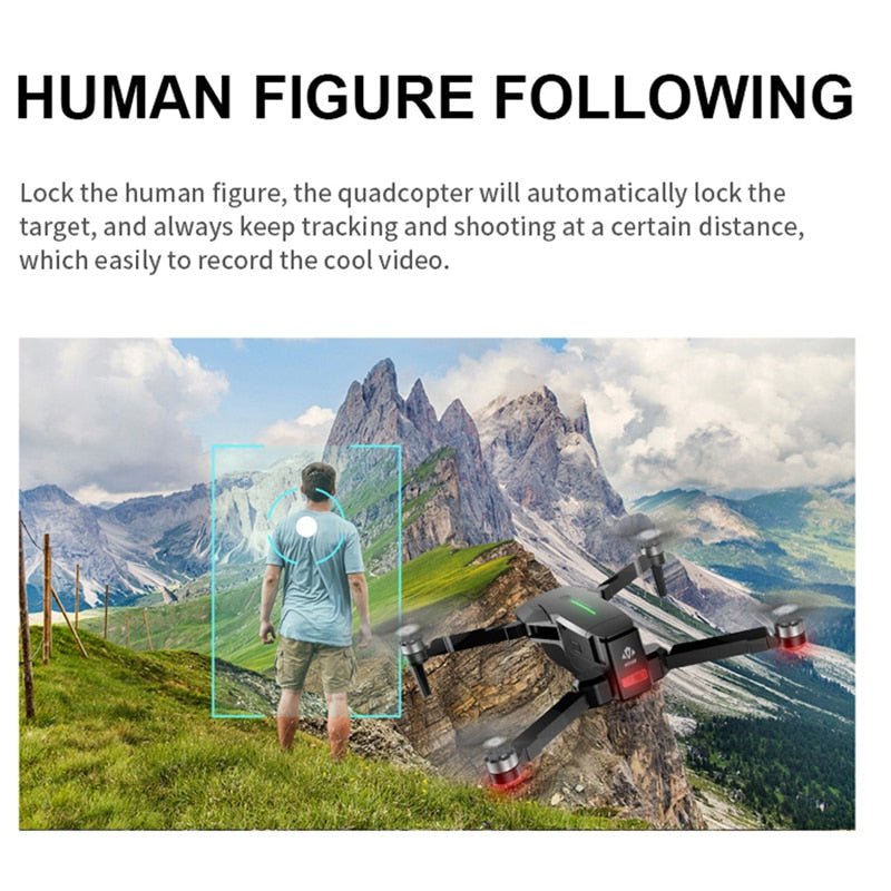 Visuo ZEN K1 GPS RC Drone with 4K HD Dual Camera Gesture Control 5G Wifi FPV Brushless Motor Flight 28mins - Starttech Online Market