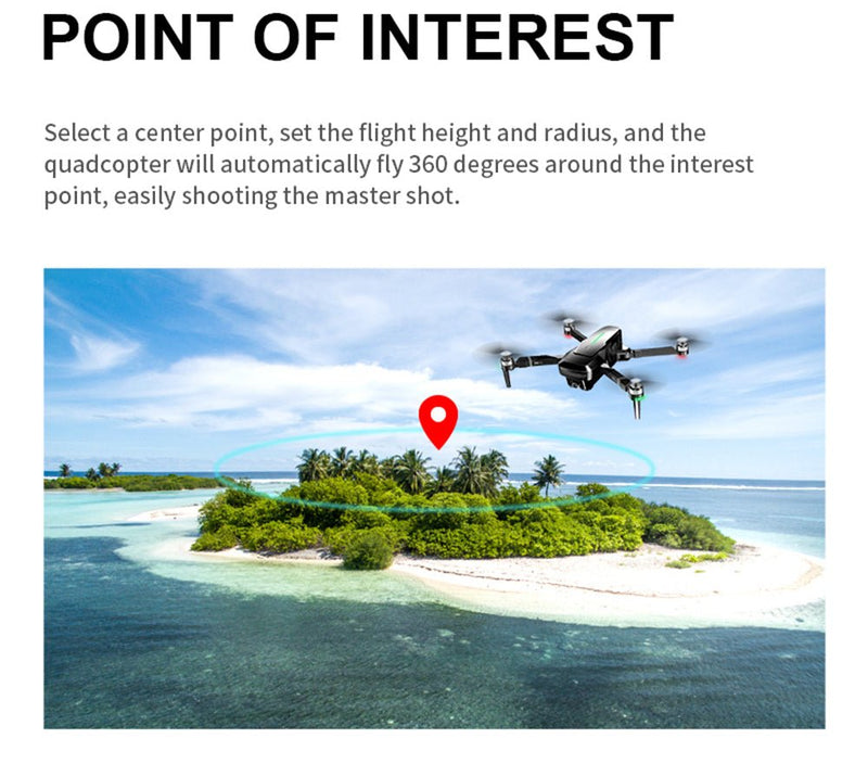 Visuo ZEN K1 GPS RC Drone with 4K HD Dual Camera Gesture Control 5G Wifi FPV Brushless Motor Flight 28mins - Starttech Online Market