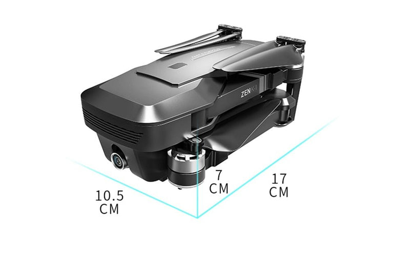 Visuo ZEN K1 GPS RC Drone with 4K HD Dual Camera Gesture Control 5G Wifi FPV Brushless Motor Flight 28mins - Starttech Online Market