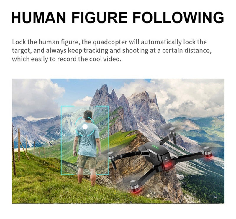 Visuo ZEN K1 GPS RC Drone with 4K HD Dual Camera Gesture Control 5G Wifi FPV Brushless Motor Flight 28mins - Starttech Online Market