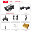 Visuo ZEN K1 GPS RC Drone with 4K HD Dual Camera Gesture Control 5G Wifi FPV Brushless Motor Flight 28mins - Starttech Online Market