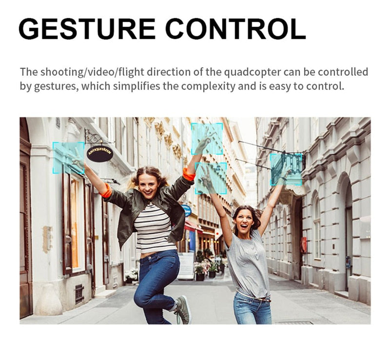 Visuo ZEN K1 GPS RC Drone with 4K HD Dual Camera Gesture Control 5G Wifi FPV Brushless Motor Flight 28mins - Starttech Online Market