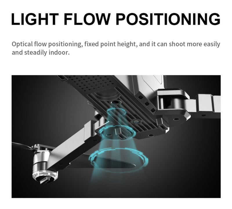 Visuo ZEN K1 GPS RC Drone with 4K HD Dual Camera Gesture Control 5G Wifi FPV Brushless Motor Flight 28mins - Starttech Online Market