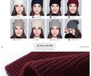 Warm Beanie 2019 Fashion Autumn Hats For Women Winter Brand New Lattice Cotton Knitted Hat Female Skullies Beanies Lady Bonnet - Starttech Online Market
