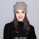 Warm Beanie 2019 Fashion Autumn Hats For Women Winter Brand New Lattice Cotton Knitted Hat Female Skullies Beanies Lady Bonnet - Starttech Online Market
