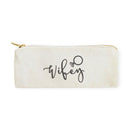 Wifey Cotton Canvas Pencil Case and Travel Pouch - Starttech Online Market