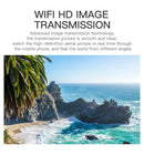 WIFI Drone 4K HD with Adjustable Wide Angle Camera FPV Real Time Aerial Video Foldable Quadrocopter Gesture Photo RC Dron Toys - Starttech Online Market