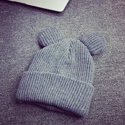 Winter Cap Hats For Women Ear Cute Crochet Braided Knit Beanies Hat Warm Cap Hat Bonnet Homme Gorro - Starttech Online Market