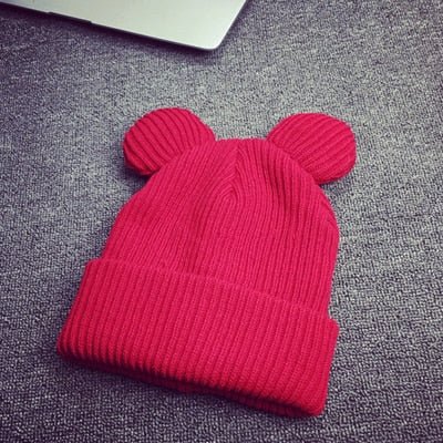 Winter Cap Hats For Women Ear Cute Crochet Braided Knit Beanies Hat Warm Cap Hat Bonnet Homme Gorro - Starttech Online Market