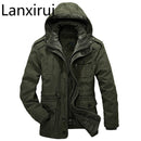 Winter Jacket Men Casual Thicken Warm Minus 40 Degrees Cotton-Padded Jackets Men's Hooded Windbreaker Parka Plus size 4XL Coat - Starttech Online Market
