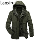 Winter Jacket Men Casual Thicken Warm Minus 40 Degrees Cotton-Padded Jackets Men's Hooded Windbreaker Parka Plus size 4XL Coat - Starttech Online Market