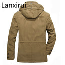 Winter Jacket Men Casual Thicken Warm Minus 40 Degrees Cotton-Padded Jackets Men's Hooded Windbreaker Parka Plus size 4XL Coat - Starttech Online Market