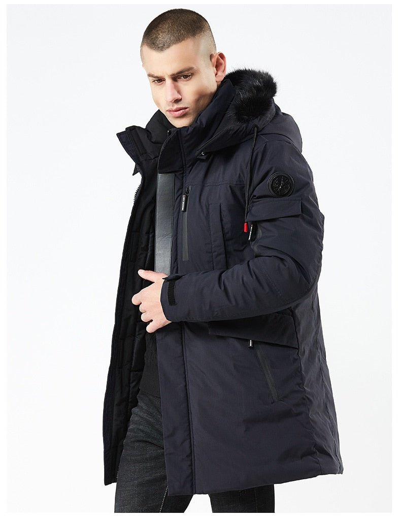 Winter Jacket Men Hooded Coat Thick Casual Outwear Parkas Hombre Padded Windproof Cotton Windbreaker Warm Coat - Starttech Online Market